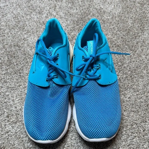 Sperry | 7 Seas 3-eye Boat Shoe in Turquoise Size 8 - Picture 2 of 12